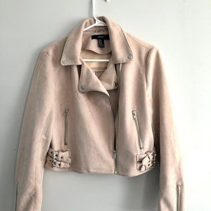 FOREVER 21 WOOL BLEND COAT WITH ZIPPER